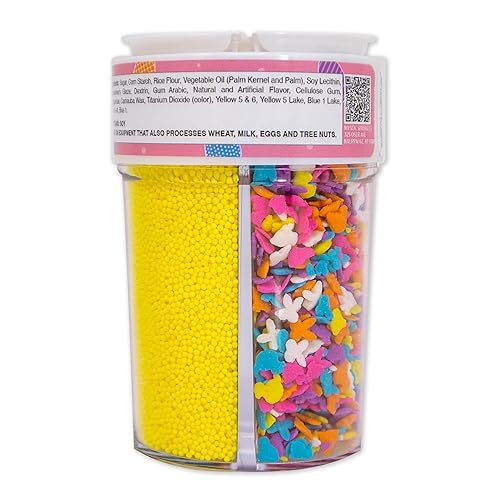 Miniatura 200 de Mystic Sprinkles Surtidos de 4 celdas (una Navidad clásica en plata, pequeña)