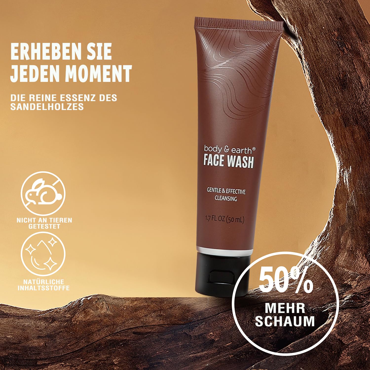 Geschenke für Männer, BODY & EARTH Gift Baskets für Männer Reinigen Geschenkeset für Männer, 8-teiliges Sandelholz Duft Herren Geschenkset, Geburtstagsgeschenke, Vatertagsgeschenk