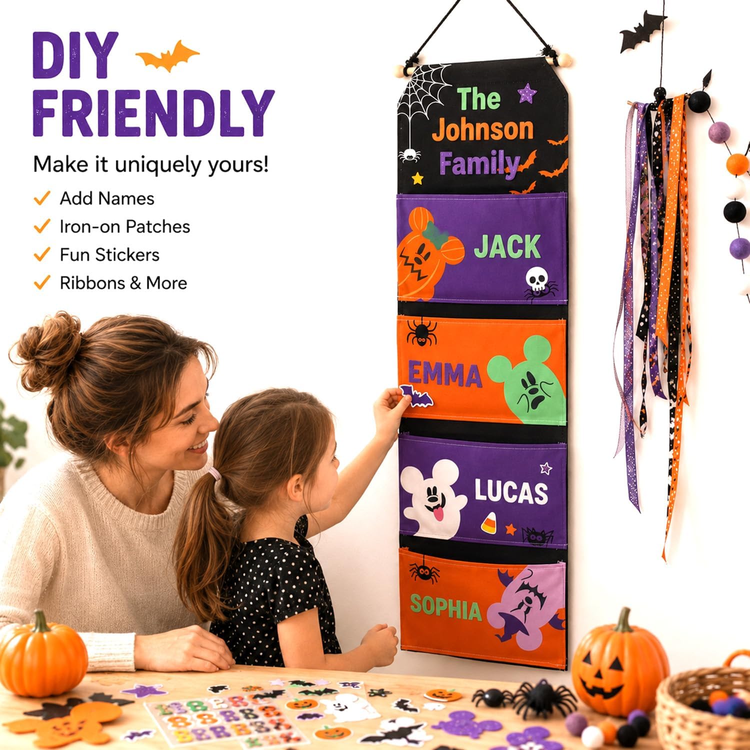 RUNROLE Halloween Fish Extender for Cruise Pixie Dust Gifts - 2, 4 Pocket