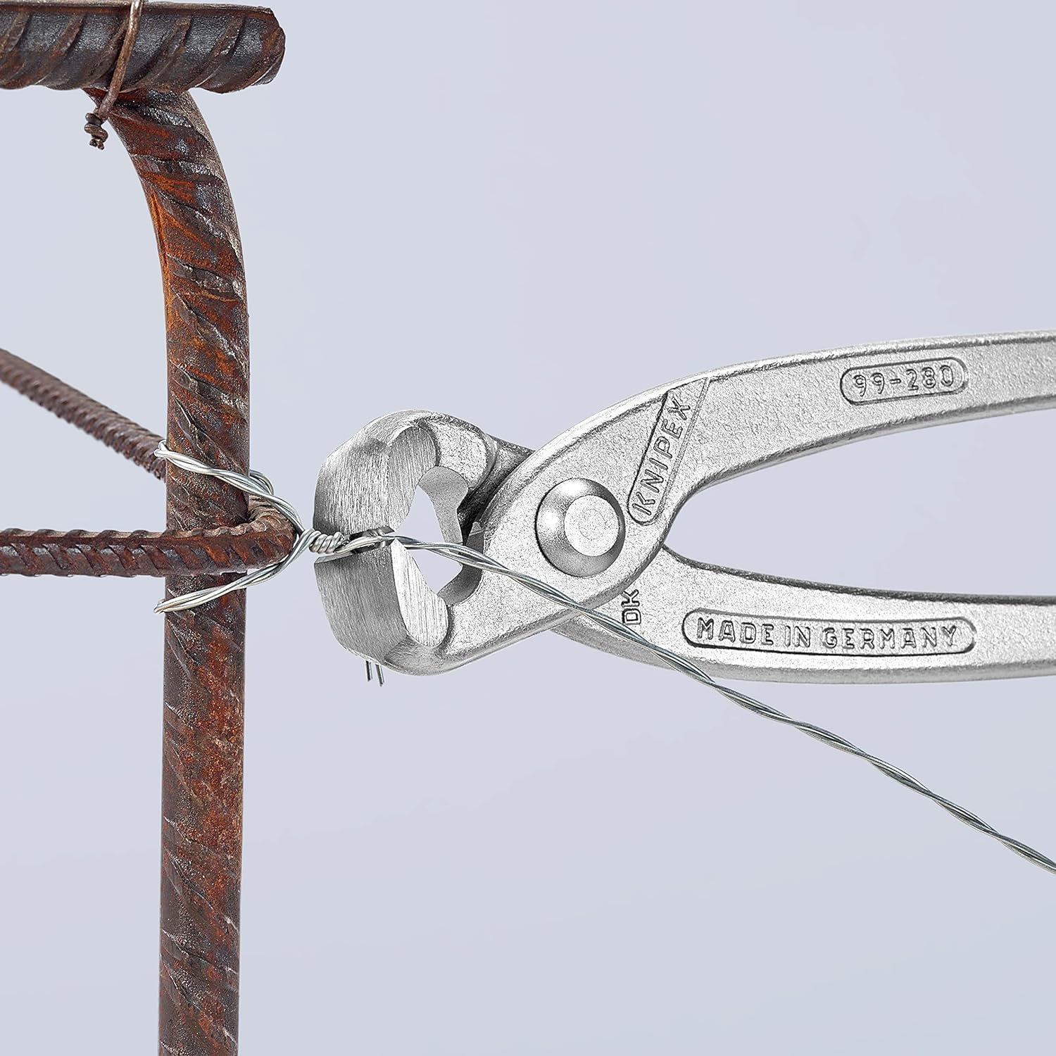KNIPEX Tenaille russe (Pinces bétonneur ou pinces réparateur) zinguée chromée 280 mm, 99 04 280 EAN