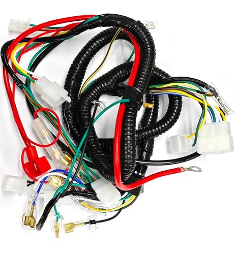 Full Electrics Wiring Harness Coil Loom Ignition System For ATV QUAD 150/200/250C Start Engine Kit