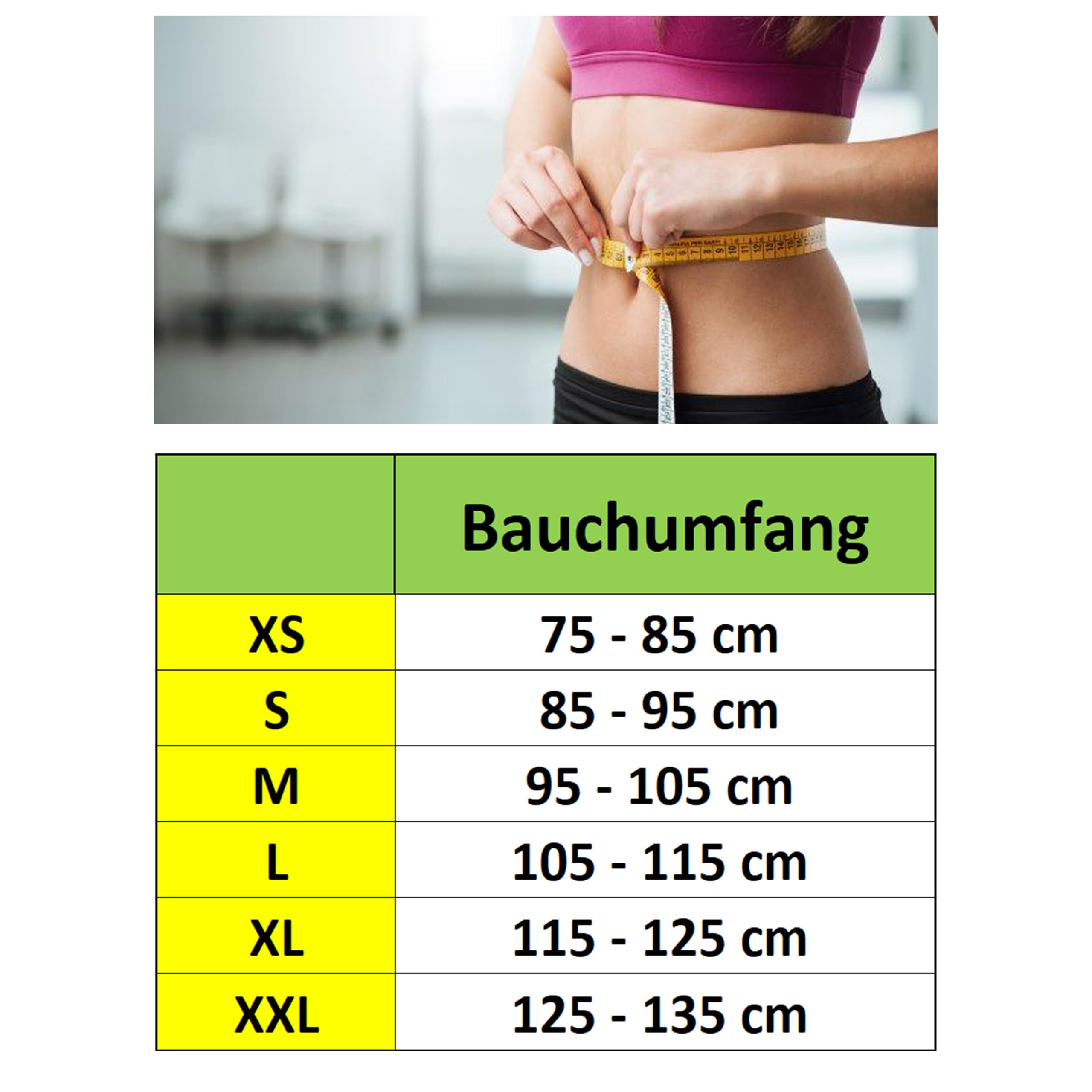 BODYPERFECT Postpartum buikwrap Bauchgurt Nach op Verstelbaar Rückbildungsgürtel Nach Geburt Kaiserschnitt Schwangerschaft Bauchgurt mit Rückenunterstützung Unisex 28 cm (Schwarz, XXL)