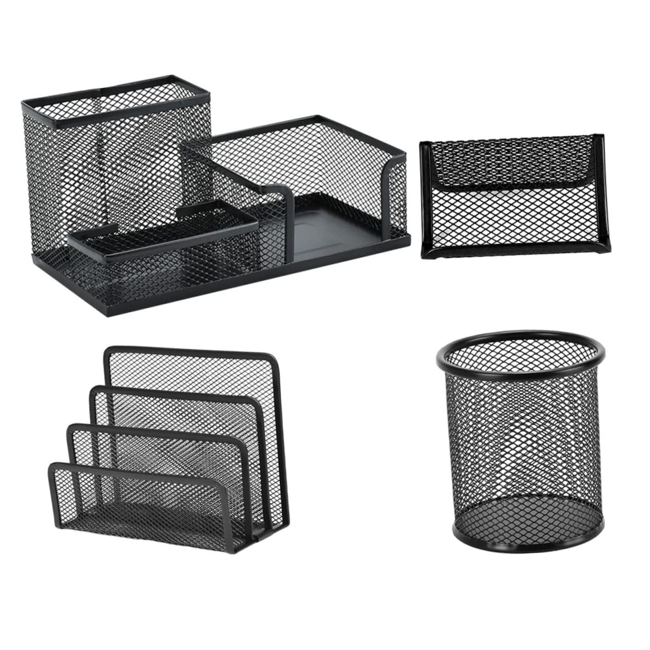 Boîte de rangement en fer contre le désordre des fournitures de bureau