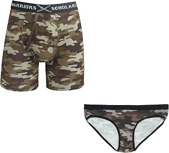 Warriors & Scholars W&S Matching Underwear For Couples - Couples Matching Undies