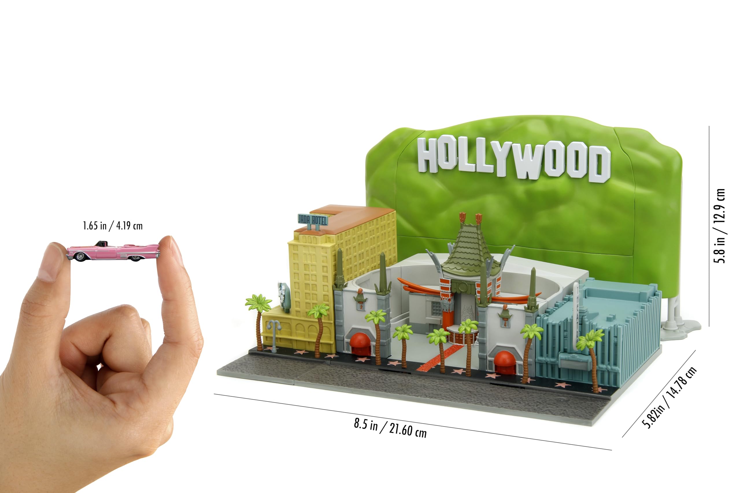 置物 Hollywood Amazon.com: Jada Nano Hollywood Rides Walk of Fame Diorama w