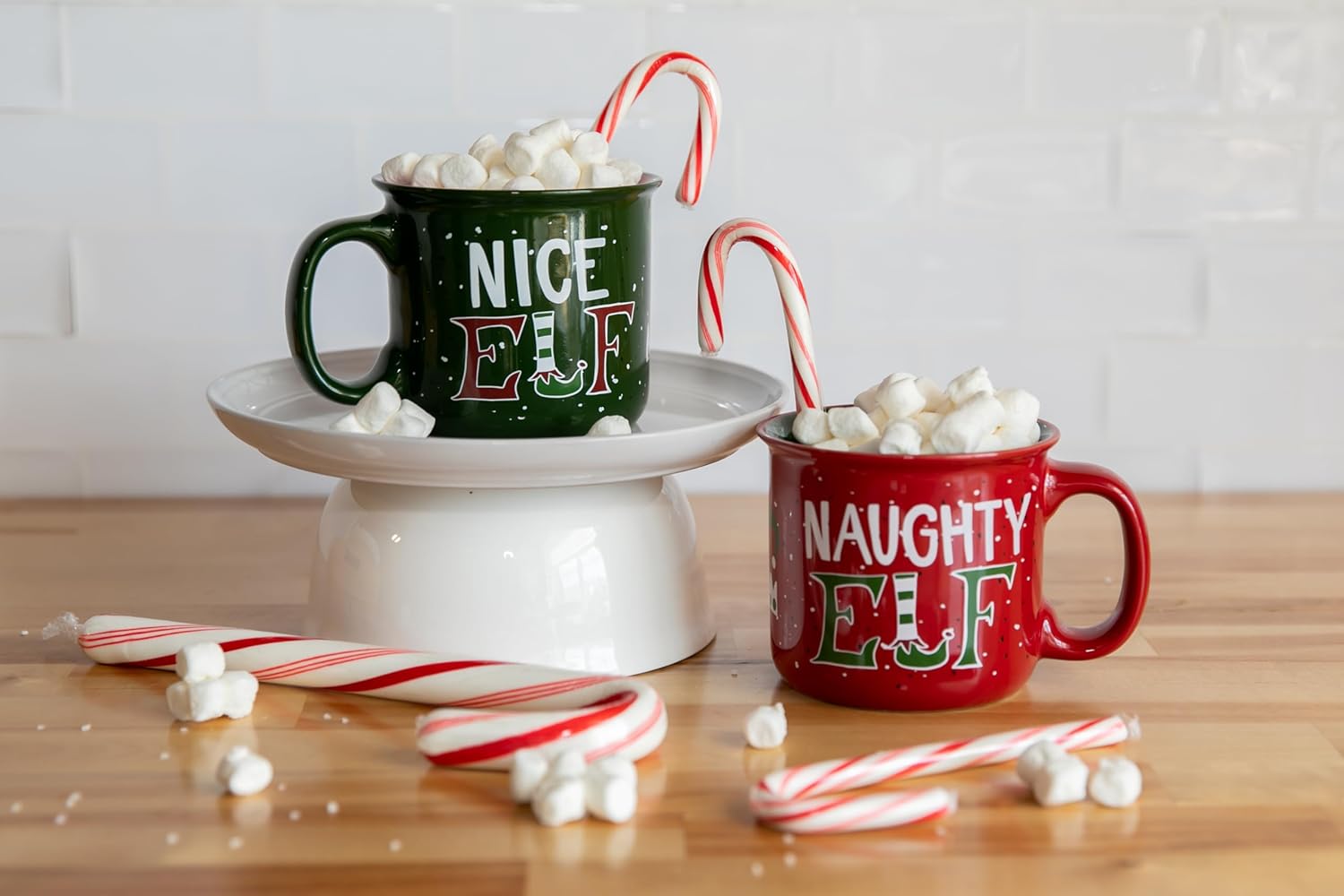 Lazy One Novelty Mugs, Funny Gift Mug for Family, Friends, or Coworkers in your Office, Camping (Nice Elf)