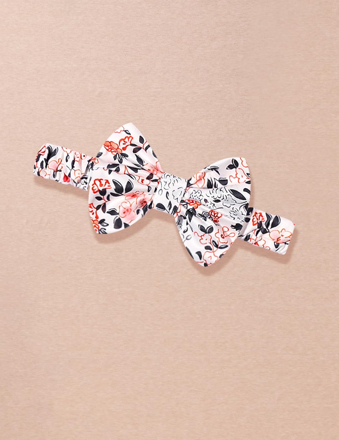 oklady Toddler Girl Clothes Unique Bow and Ruffled Design Tops Floral Pants with Headband,Toddler Girl Outfits Size 18M-5T - Image 5