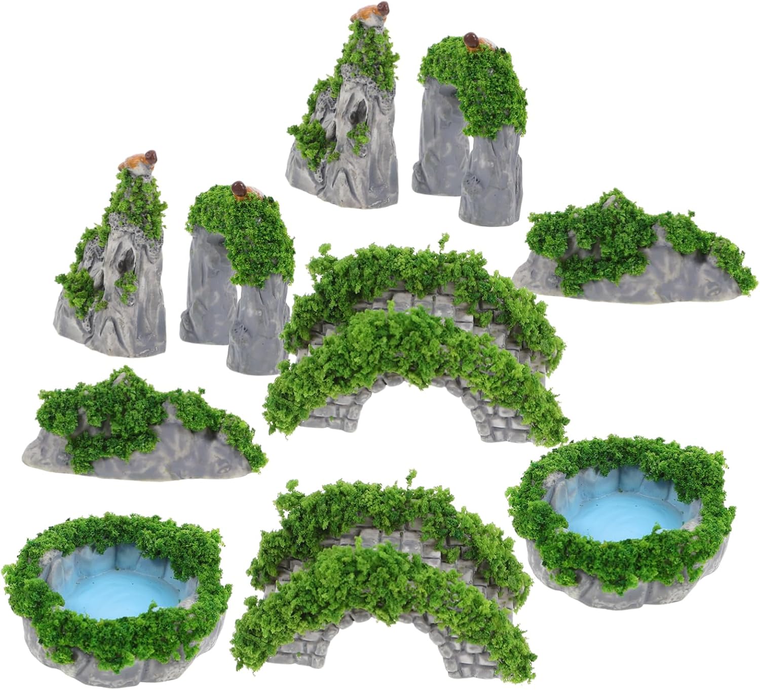 MERRYHAPY 10pcs Micro Landscape Miniature Landscape Mini