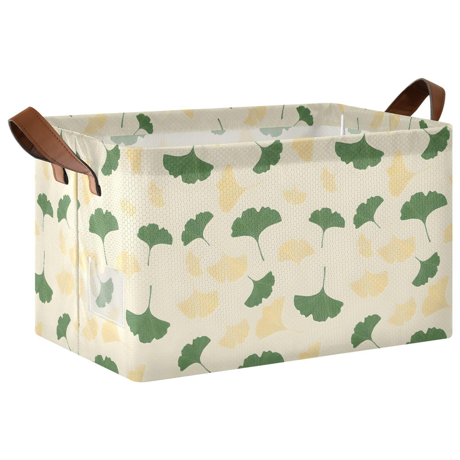 Bac de rangement étanche grand format jaune pour placard et linge