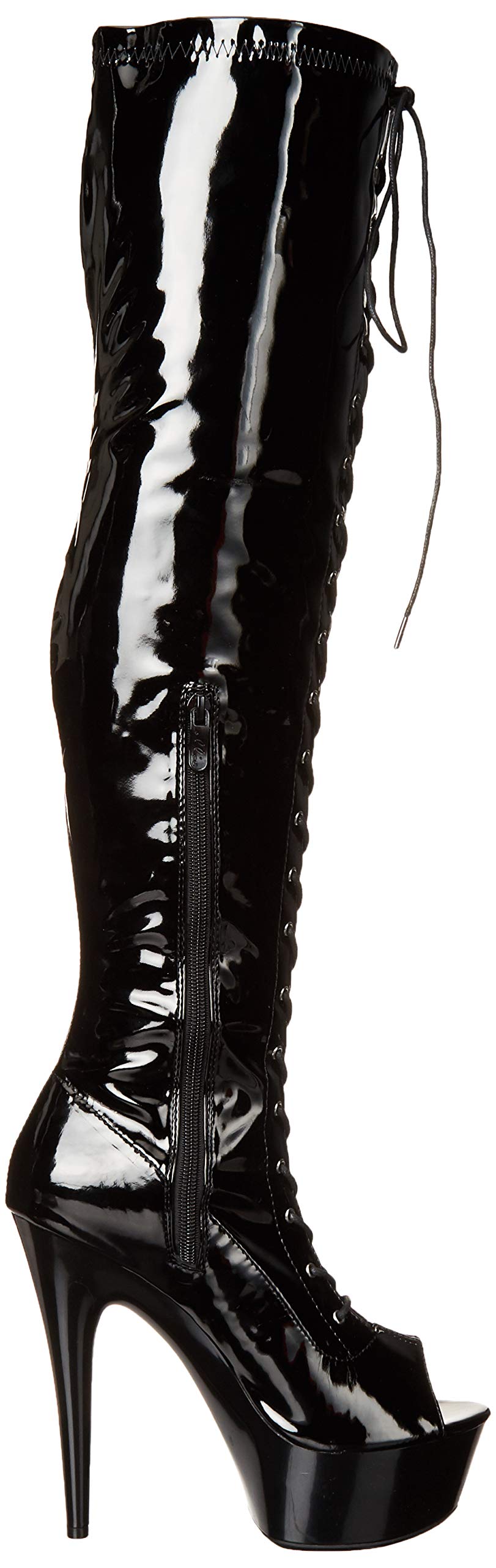 Ellie Shoes Women's Thigh High Fashion Boot, Black, 11