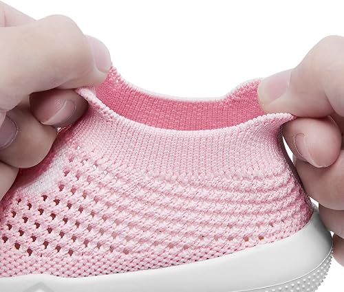 Miniatura 5 de Eashi Zapatos antideslizantes para niños y niñas, transpirables, cálidos, elásticos, con suela de memoria, para proteger los dedos de los pies,