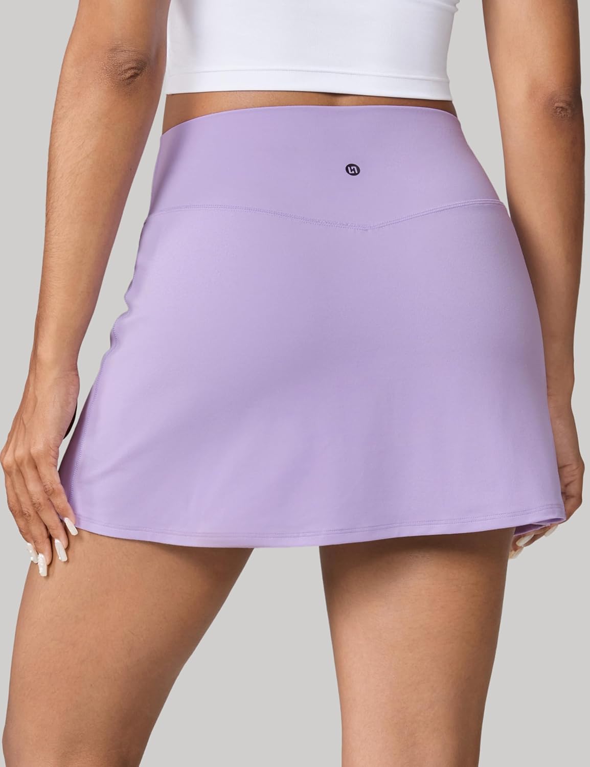 Hugcurve Tennis Skirts for Women with Inner Pockets High Waisted Athletic Skorts for Running Golf Workout Sports - Image 2