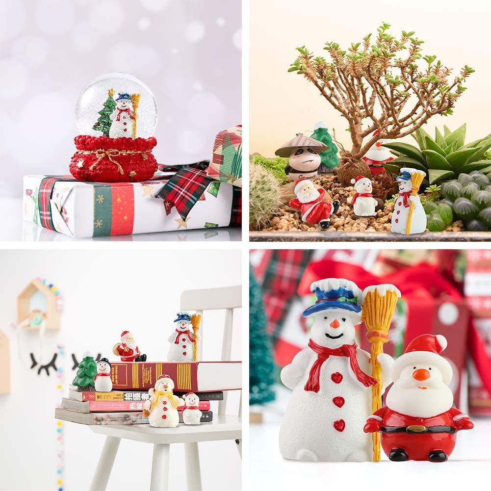 Amazon | ZOYUBS クリスマス ミニチュア 置物 ミニクリスマス 