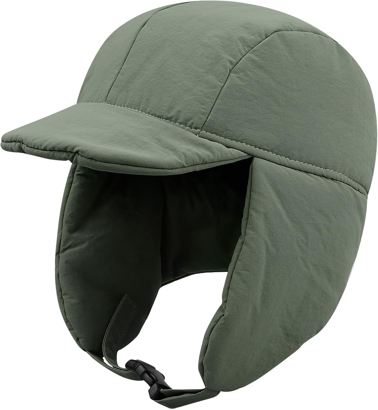 Clakllie Waterproof Trapper Hat for Men Women Windproof Winter Hats with Visor Earflaps Trooper Russian Ushanka Cap