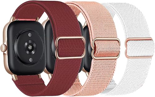 Krudary Correas de reloj elásticas de nailon compatibles con Amazfit GTSnGTS 2GTS 2 Mini GTS 2e GTS 3 GTS 4 Mini GTS 4 GTS 4 correa elástica suave y