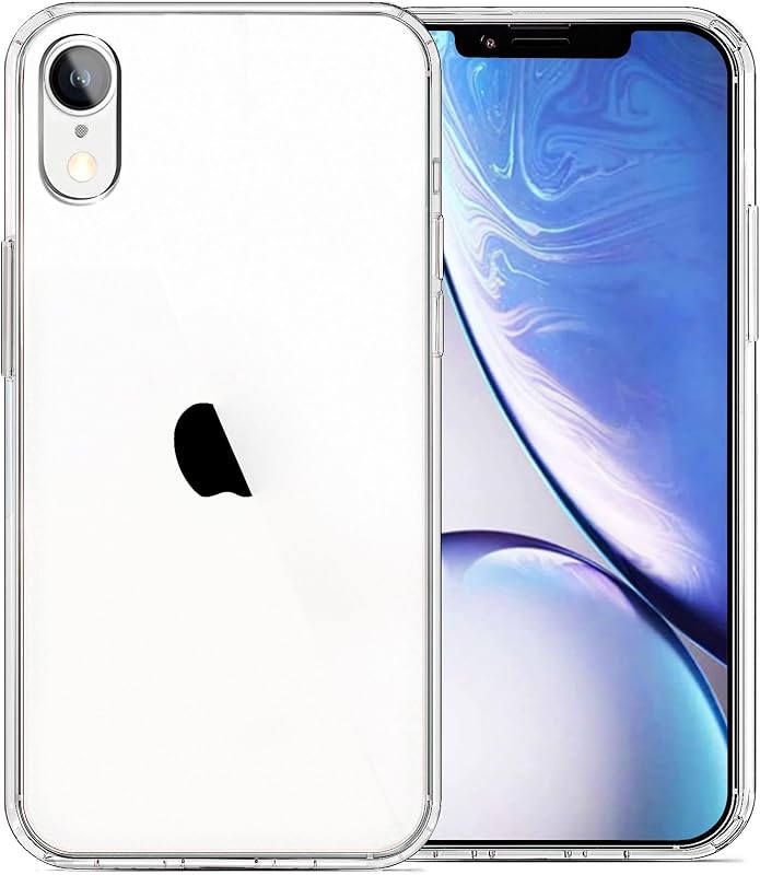 JJGoo Compatible with iPhone XR Case Clear Soft Transparent Shockproof Protective Slim Thin Bumper Phone Cover for XR - 6.1 inch