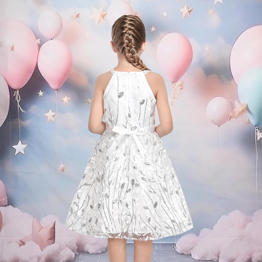 Robe Enfant Sirène Turquoise Imprimée – Fait Main, Coton 100%, Taille 3-4 Ans, Prix Réduit à 12,99€