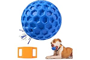 indestructible Dog Squeaky Balls, Dog Toys for Aggressive Chewers
