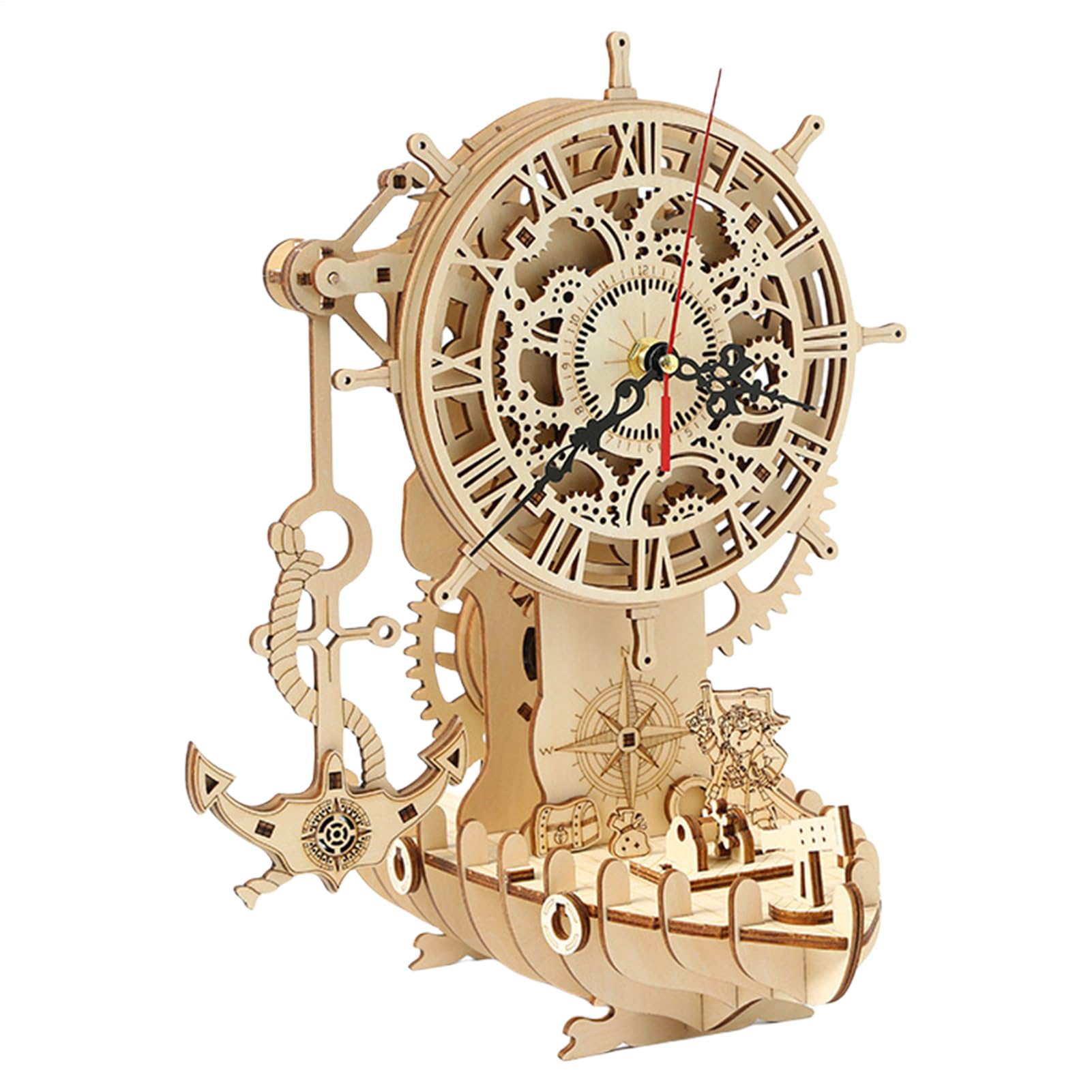 Puzzle 3D-watch puzzle puzzle puzzle in legno, orologio artistico