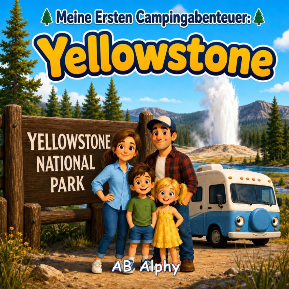 Meine Ersten Campingabenteuer: Yellowstone: Eine sanfte Geschichte über Natur, Camping und die Entdeckung des Yellowstone-Nationalparks: 2