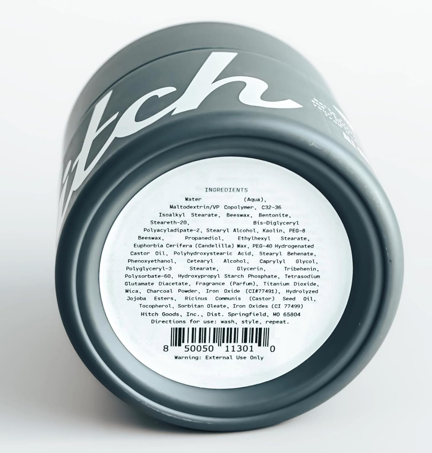 Hitch All Day Clay Medium Hold Matte Finish Hair Clay Pomade for Men