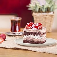 Vista 7 de Homienly Platos pequeños Platos de paja de trigo ligeros e irrompibles de 5.7 pulgadas Juego de 8 platos pequeños de postre, aptos para Beige