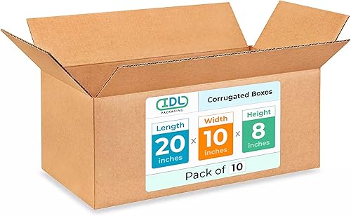 Miniatura 207 de Cajas para envío IDL Packaging - B-1266-5 de cartón corrugado, tamaño pequeño, de 12 pulgadas de largo x 6 pulgadas de ancho x 6 pulgadas de alto