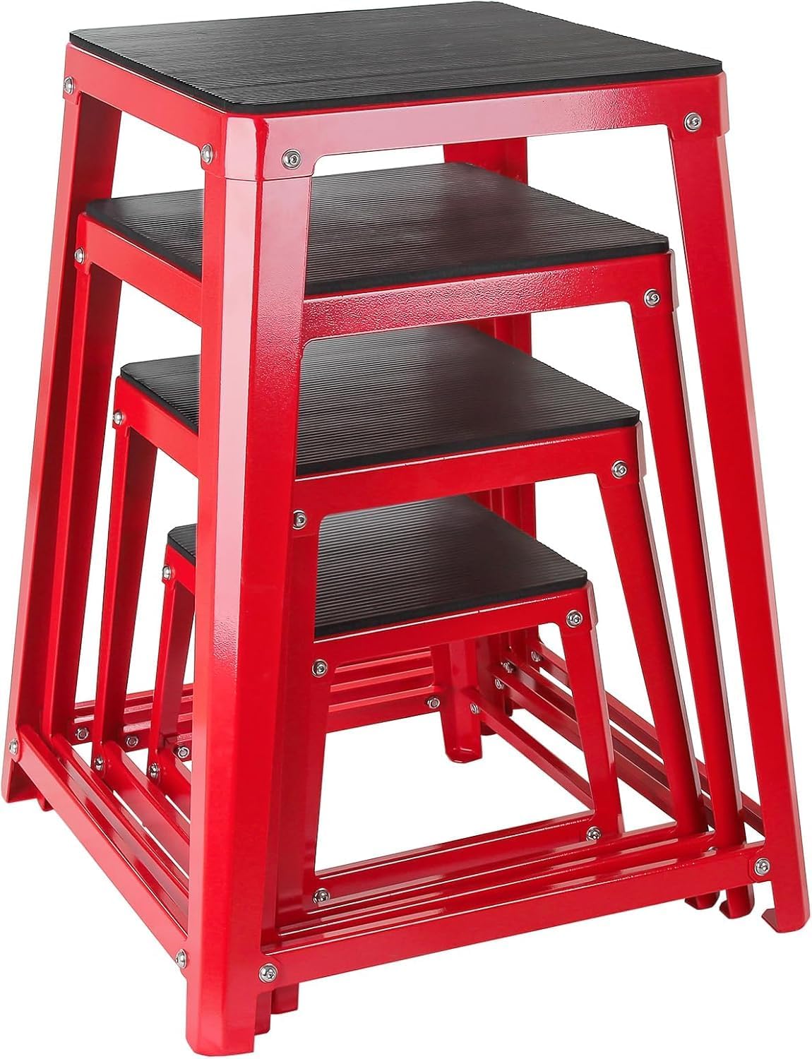 Plyometric Boxes Steel Plyo Box Fitness Exercise Jump Box For Home Gym Plyometric Jumping Exercises