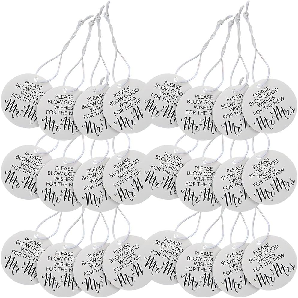 Fun Express Wedding Wishes Favor Tags - 24 Pc