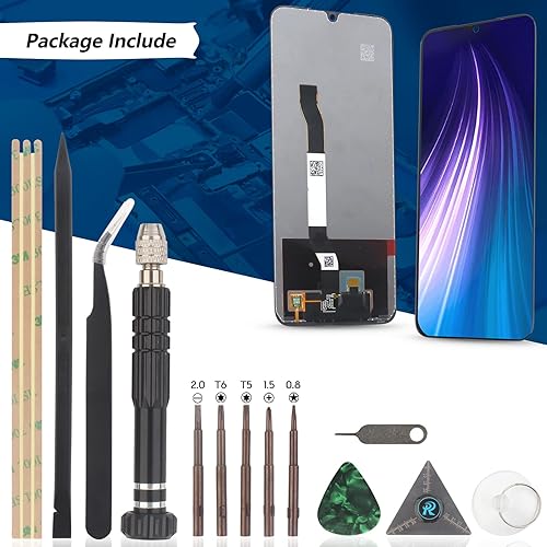 Miniatura 7 de Pantalla para Xiaomi Redmi Note 8 Reemplazo de pantalla táctil digitalizador Asamblea para Xiaomi Redmi Note 8 Parte de pantalla con herramientas
