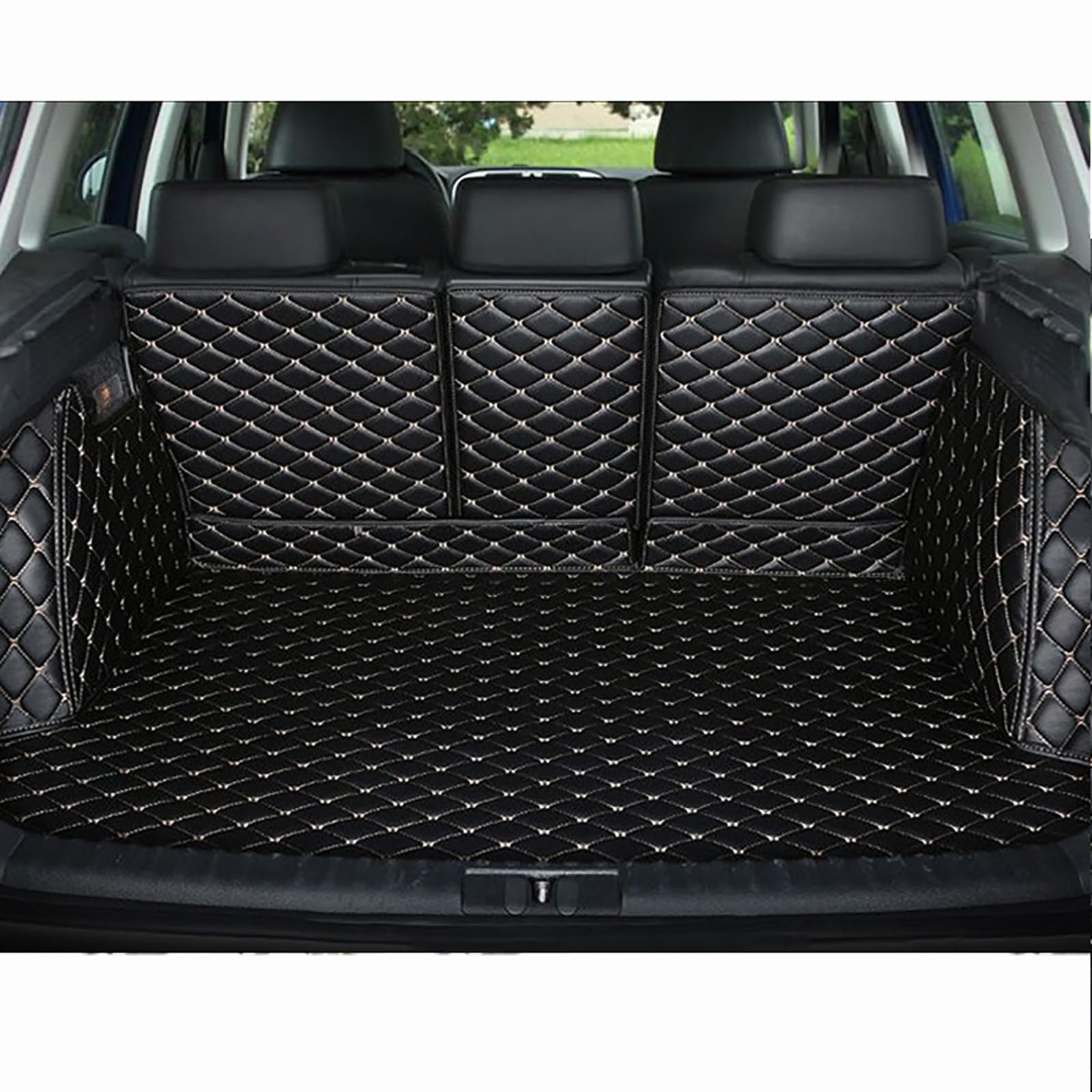 Lmsmgs Black Car Boot Liner For Volvo Xc60 2015 2016 2017, Car Full Coverage Customized Boot Liner Car Interior Accessories,