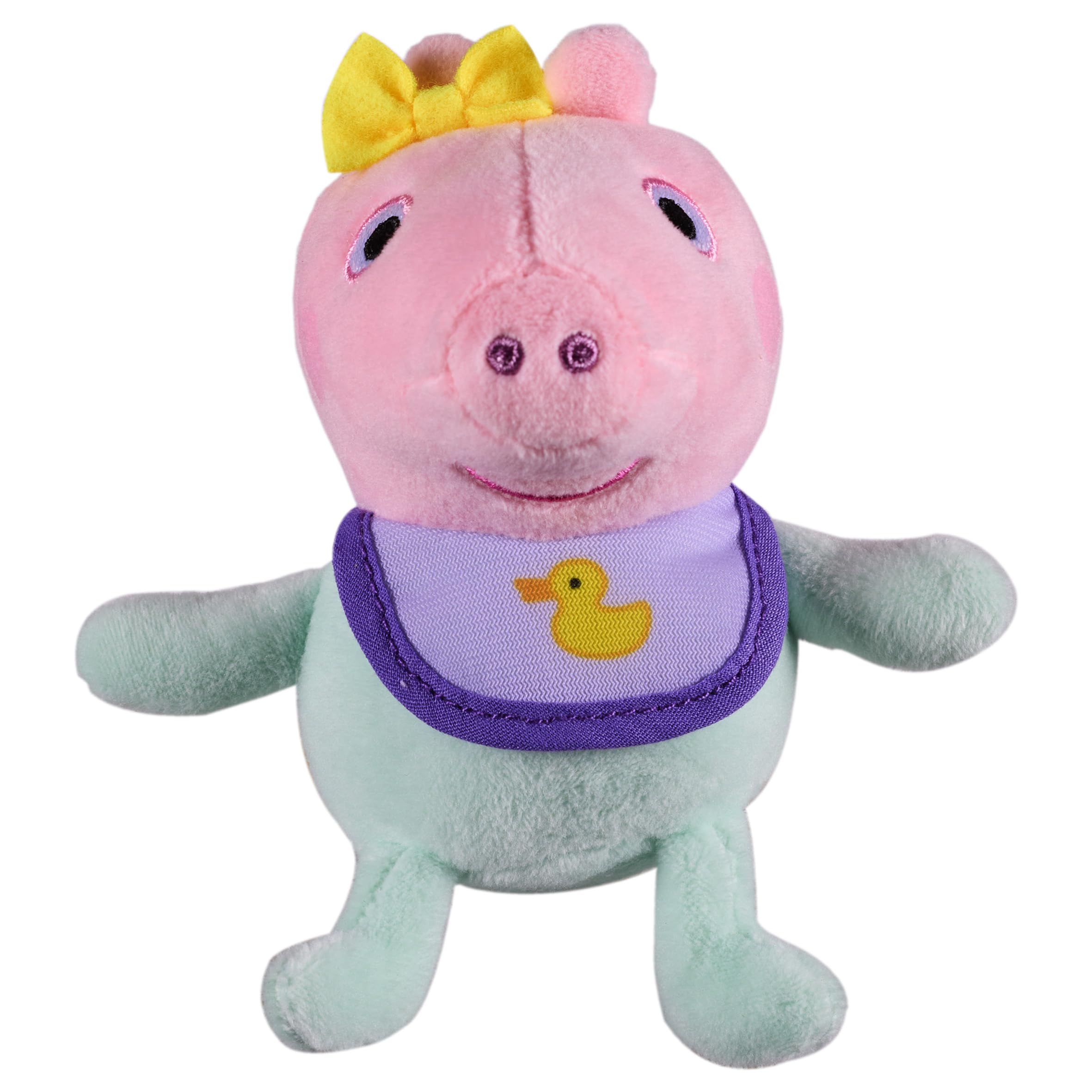 Peppa Pig Set Peluche 2 Pezzi – Peppa & Baby Evie – Peluche Super Morbidi nello Stile Classico, Giocattolo dai 18 Mesi in su