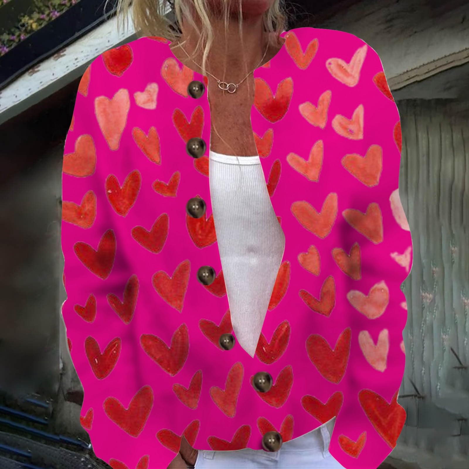 Pullover da donna per San Valentino e San Valentino, maglione con stampa a cuore, maglioni carini comodi eleganti a tunica da donna maglioni per autunno e inverno maglioni da donna eleganti casual
