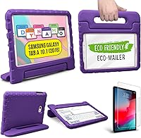 Vista 11 de Cooper Dynamo - Funda protectora resistente para Samsung Tab A 10.1 (2016) T580 T585 solo Funda a prueba de niños con soporte, asa, protector