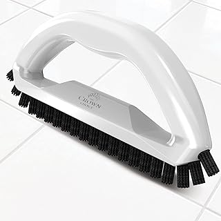 The Crown Choice Grout Cleaning Brush| Grout Cleaner and Scrub Brush with Stiff Durable Bristles | Scrub Brush for Cleanin...