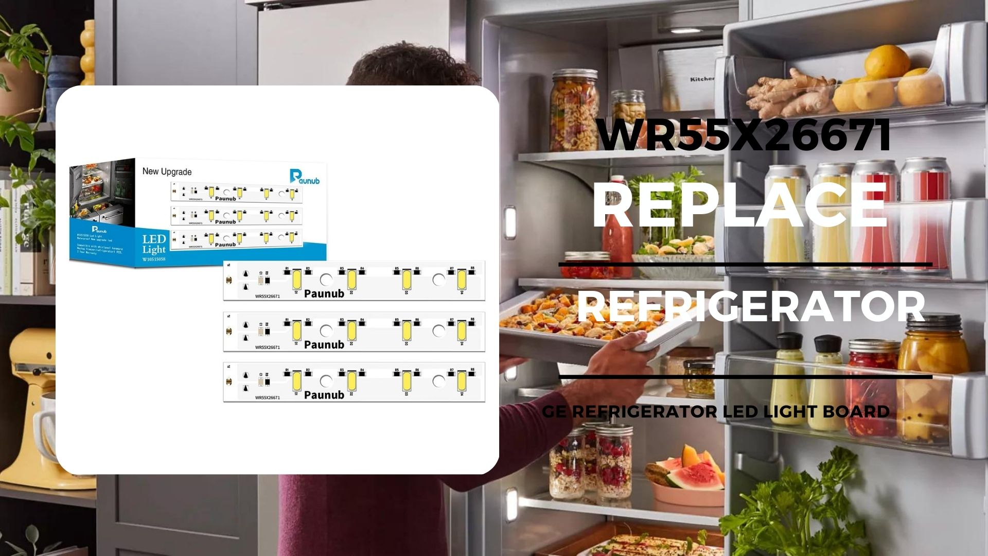 WR55X26671 LED Light Board Bulb For GE Refrigerators — 5 Pack, Waterproof, Super Bright 7500K - View #6