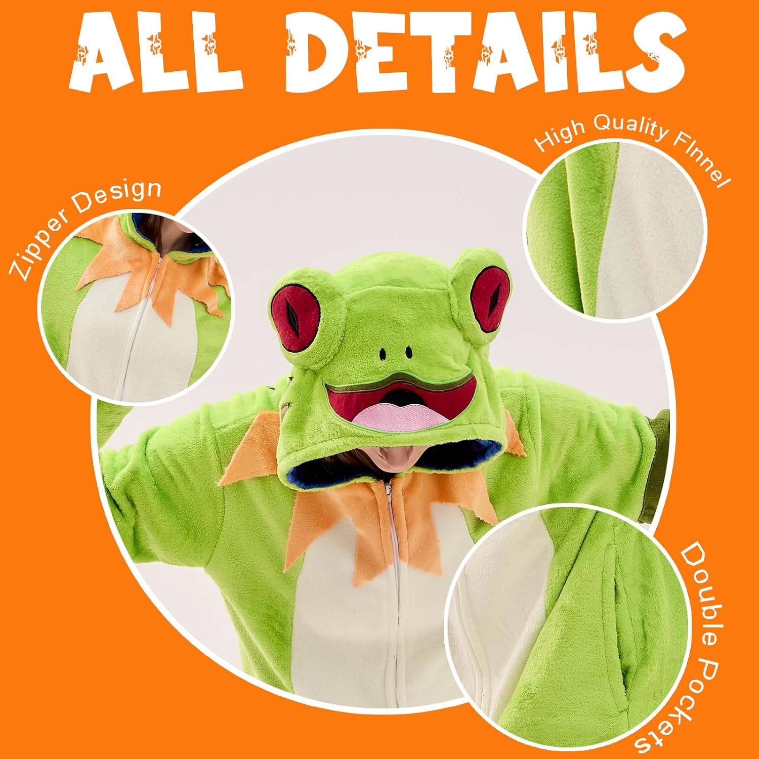 Adult Animal Onesie Pajamas Unisex Snug-Fit Sleepwear for Halloween Home Lounging Costume Parties
