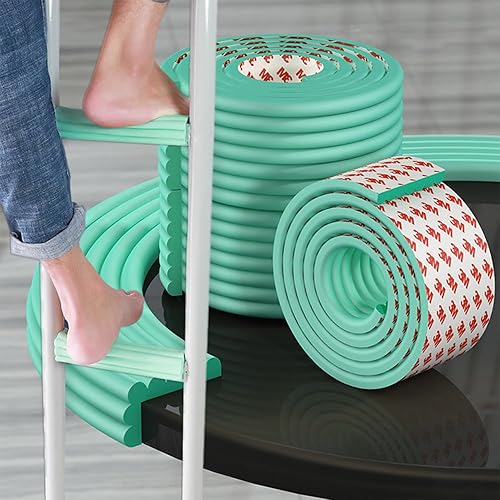 Miniatura 2 de Almohadillas para escalera de litera, protector de borde suave extra ancho, cubierta de escalera autoadhesiva, almohadillas de tracción para