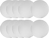 O'CREME White Wraparound Cake Pastry Round Drum Board 1/4 Inch Thick, 12 Inch Diameter - Pack of 10