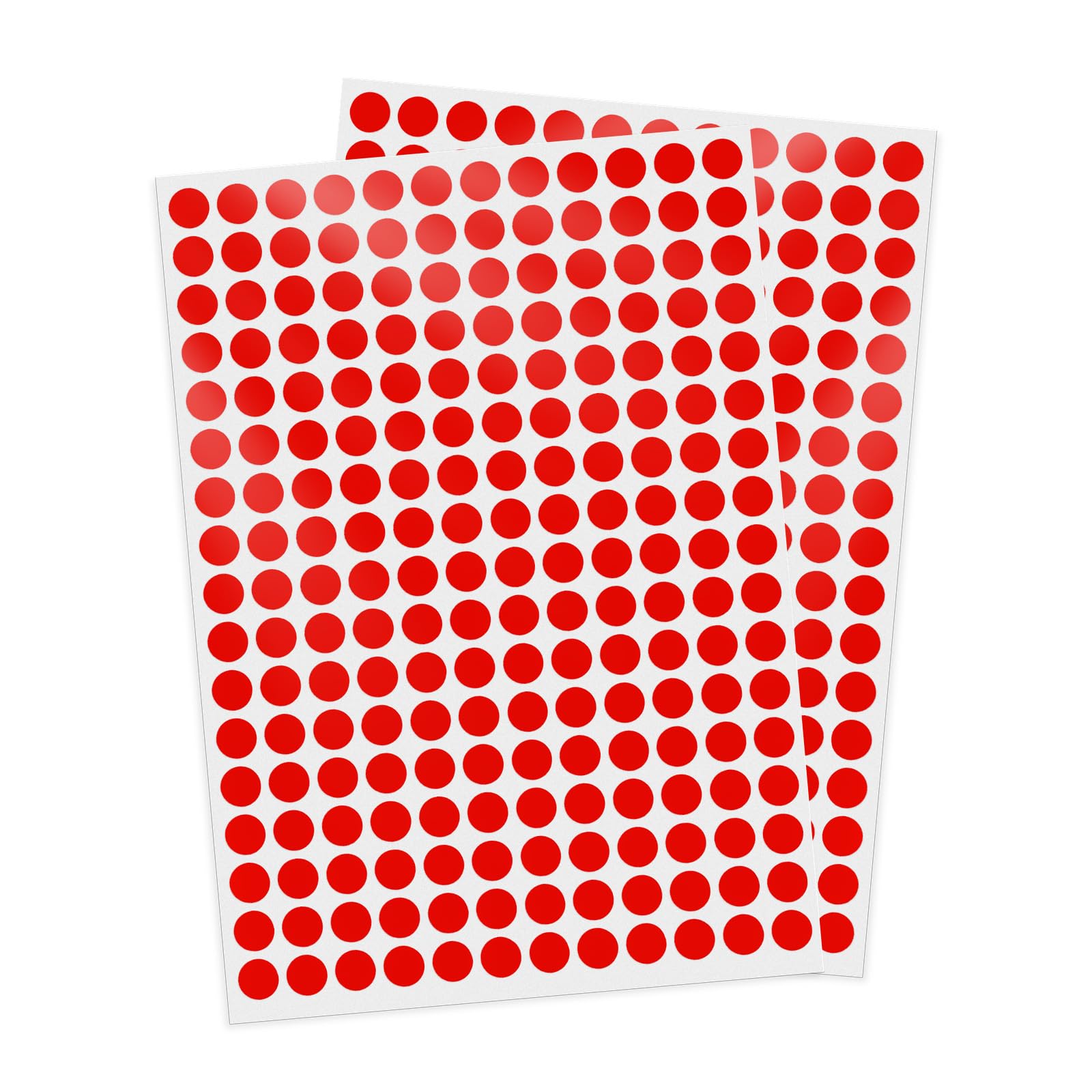 – Red 10 mm Round Stickers Self-Adhesive Circle Labels Color Coding Dot Decals for Office School Home 2040 Pieces