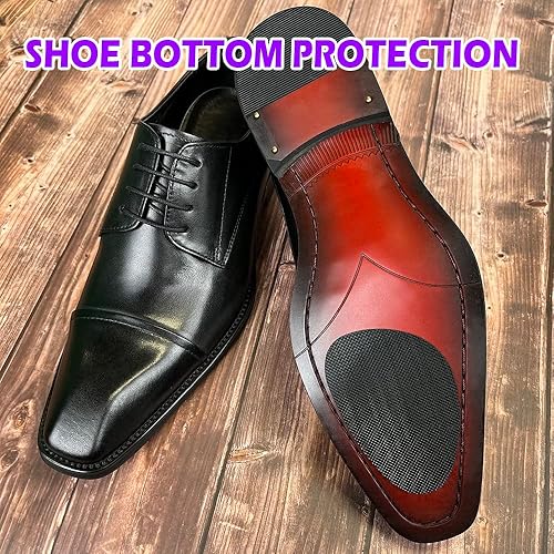 Miniatura 5 de 6 pares de almohadillas antideslizantes para zapatos con suela de zapato, protector antideslizante para el talón, suela de goma para zapatos, cojín