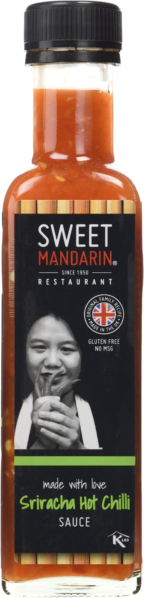Sweet Mandarin Gluten Free Sriracha 220 ml (Pack of 6)