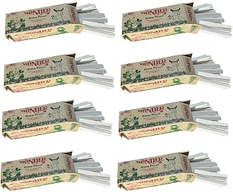 Saponharsh Natural Limestone Dust-Free Slate Chalk Pencils for Schools White Slate Pencils For Adults and Children Salati Chalk Box 8 PC