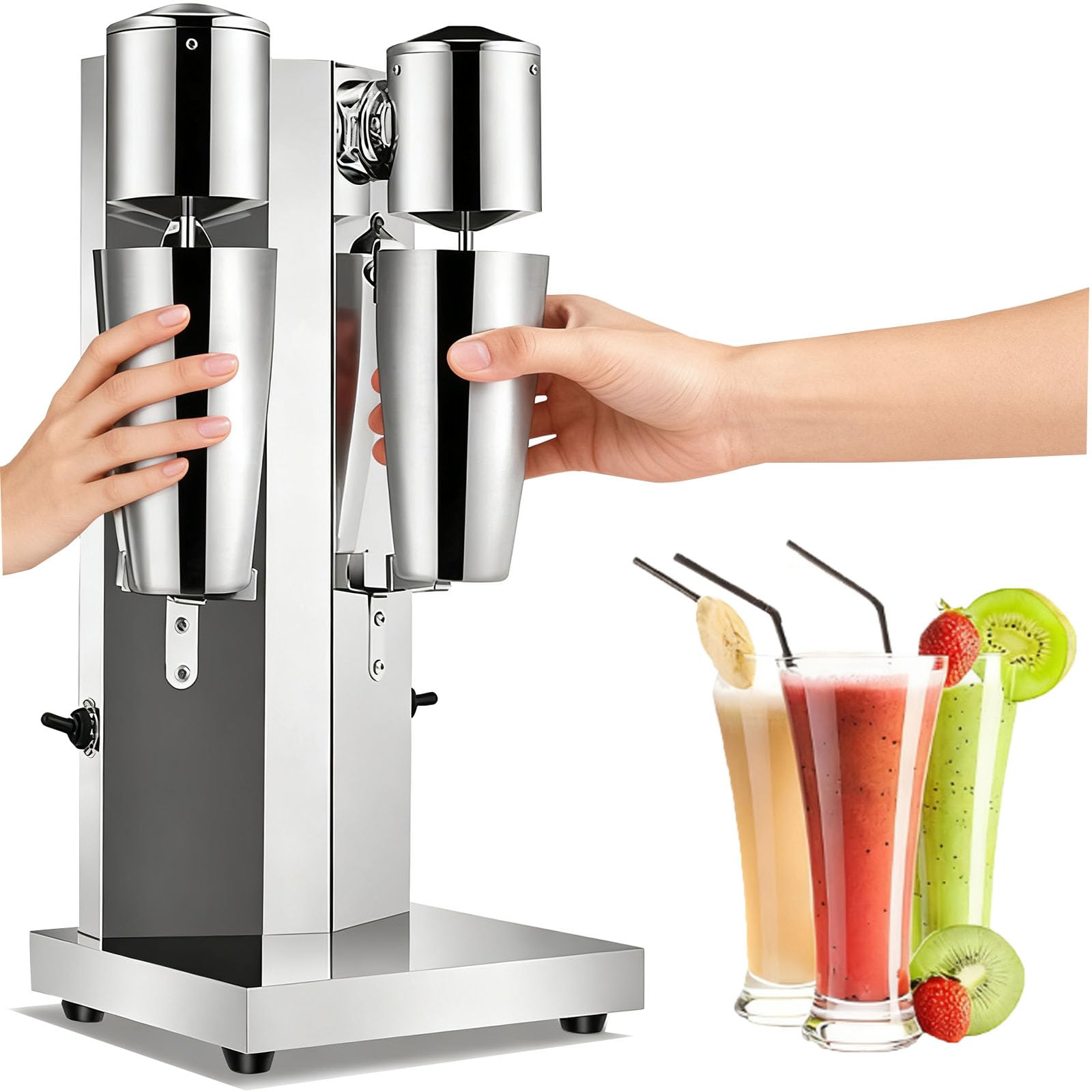 tonchean Commercial Double Head Milkshake Maker