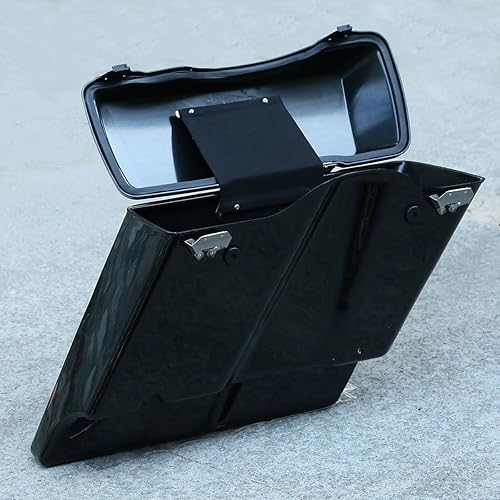 Miniatura 8 de XMT-MOTO - Alforjas rígidas extendidas de 5 pulgadas para modelos Harley Touring FLT, FLHHT, FLHTCU, FLHRC, Road King, Road Glide, Street Glide,