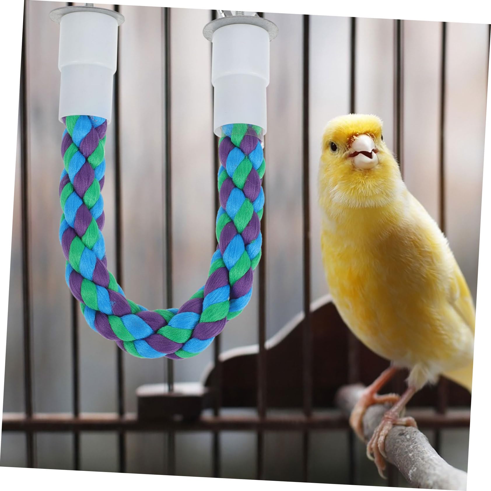 BCOATH Wear Resistant Parrot Hanging Climbing Rope for Parakeets Interesting Bird with Chic Design Parrot Accessories for Pets Fun Home Decoration