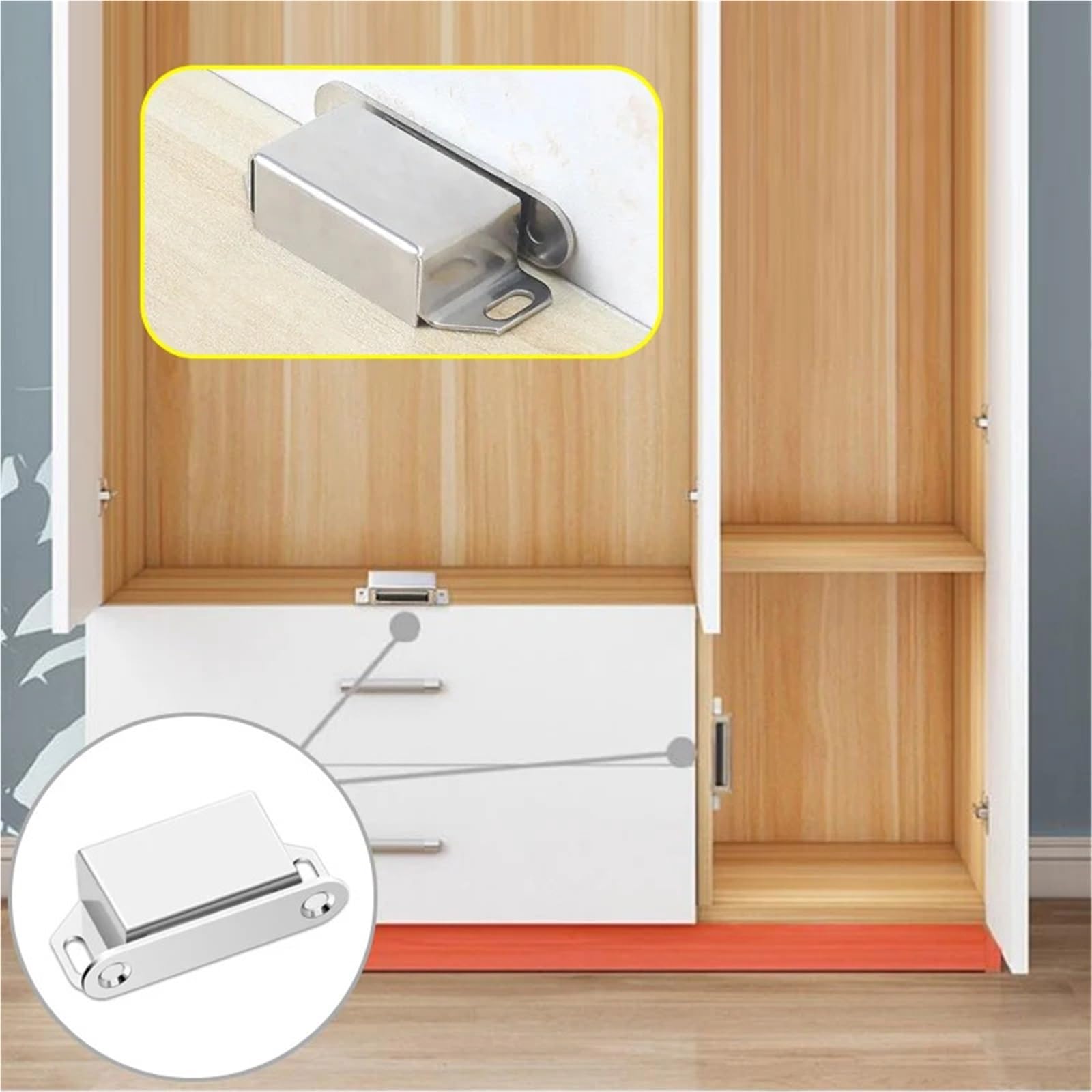 Chiusura magnetica for porta dell'armadio in metallo