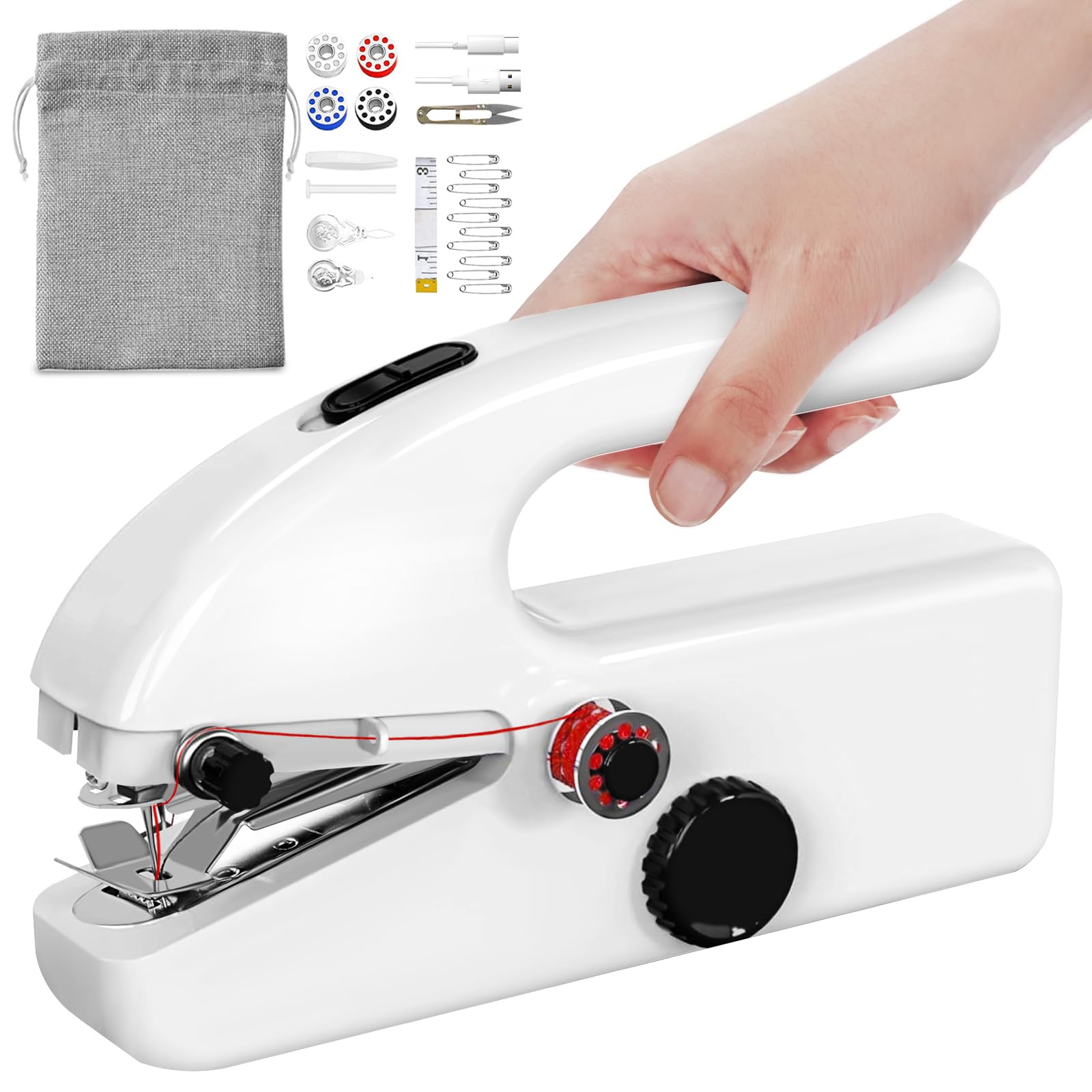 Handheld Sewing Machine, Hand Held Sewing Machine for Adults, Hand ...