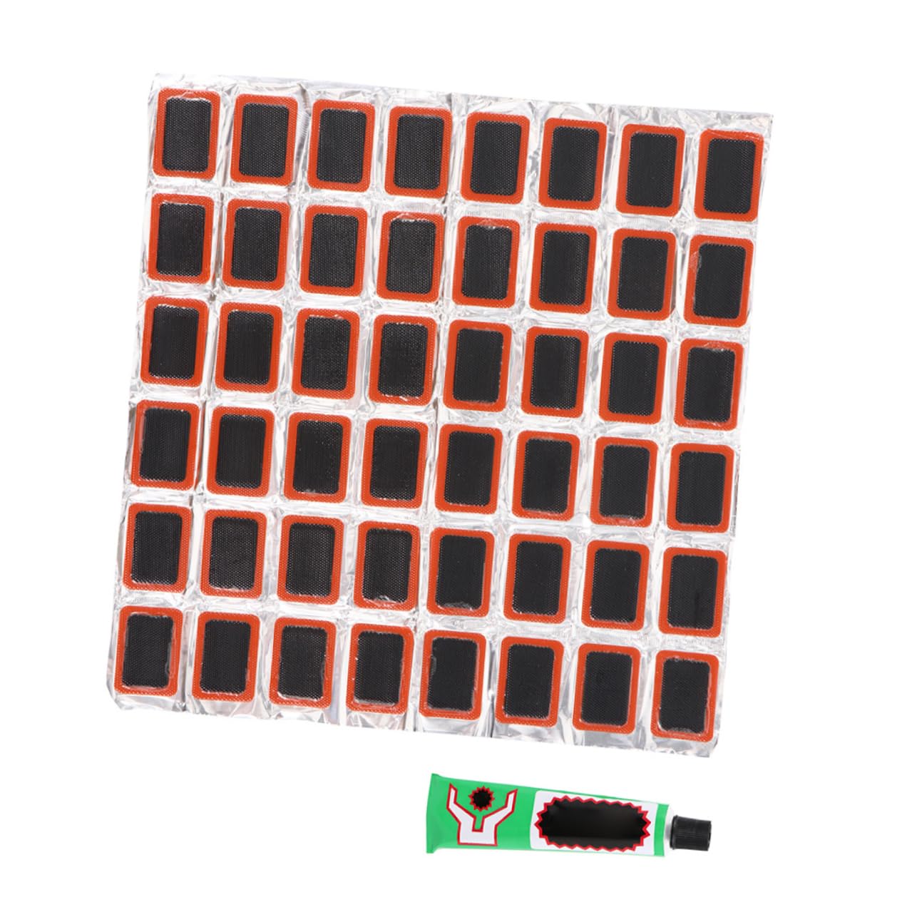 Parliky 1Set Bike Tire Repair Kit Patching for Inner Tubes Compact and Lightweight Bicycle Patch Kit for The Go for Emergency Repairs