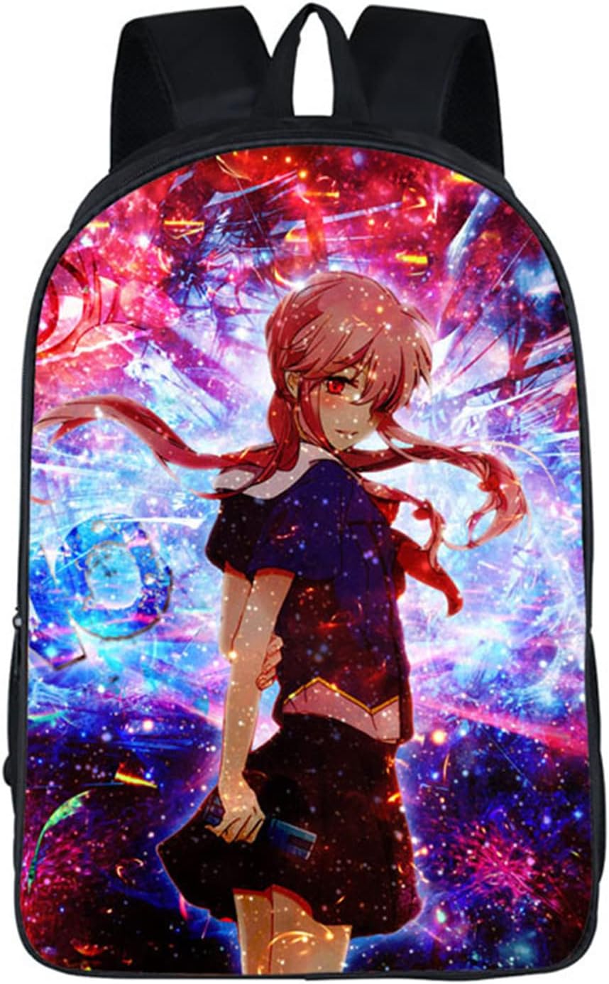 Anime Future Diary Backpack School Bag Mirai Nikki Daypack Student Bag 19